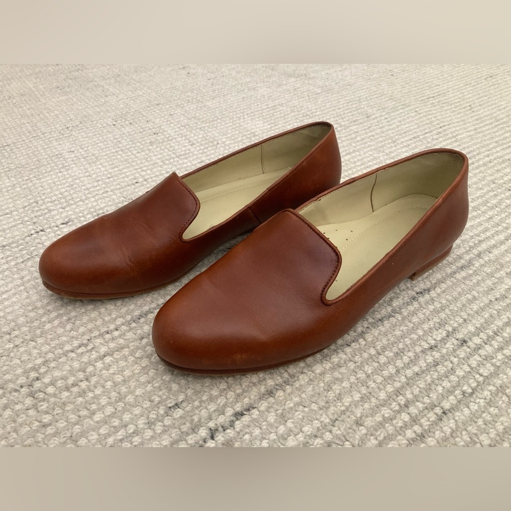 Nisolo Women’s Smoking Shoe in Brandy Size 9